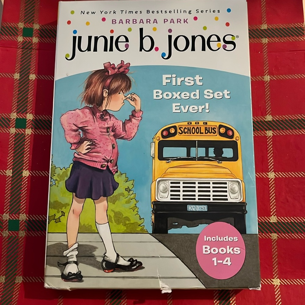 Junie B. Jones books boxed set 1-4
Kids book set